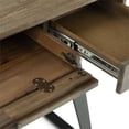 thumbnail image 4 of Allora Solid Acacia Wood Writing Desk in Gray, 4 of 9