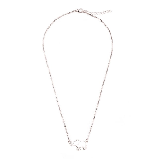 Collier Pendentif Long Nez Éléphant pour la Fête des Mères