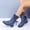 Blue, variant on Women's Snow Boots,Snowy Waterproof Mid Calf Zipper Boots,Winter Warm Back Lace Up Boots For Women