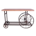 thumbnail image 2 of Bowery Hill Console Table in Oak and Antique Gray, 2 of 5