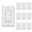 White, variant on ENERLITES 3-Way Decorator Paddle Rocker Light Switch, Gloss Finish, Single Pole or Three Way, 3 Wire, Grounding Screw, Residential Grade, 15A 120V/277V, UL Listed, 93150-W-10PCS, White (10 Pack)