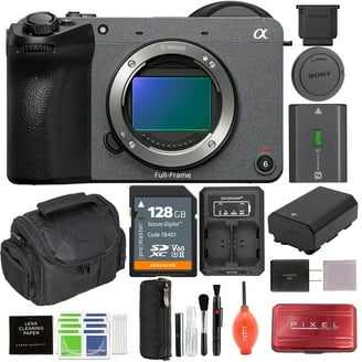 Sony FX3 Full-Frame Camera with XLR Handle, 128GB SDXC Card, 2X
