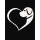 thumbnail image 2 of Chic Dog & Heart Print Women's T-Shirt - Casual Crew Neck, Short Sleeve, Stretchy Polyester Blend, Machine Washable - Perfect for Summer, Leisure Style, ALL/Global/All, 2 of 6