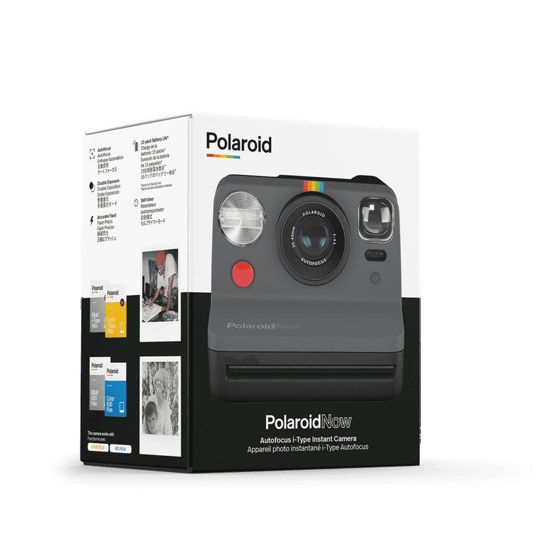 Polaroid NOW Instant Picture Camera - Black, Autofocus