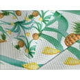 thumbnail image 4 of Ambesonne Hawaii Quilted Bedspread Set 3 Pcs, Botany Inspired Fruits, King Size, Jade Green Marigold, 4 of 5