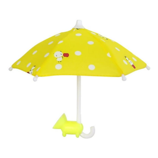 Sidaley Paraguas para teléfono móvil, accesorios de cubierta, ventosa profesional, estante para teléfonos, soporte para parasol, decoración, Electrónica Amarillo