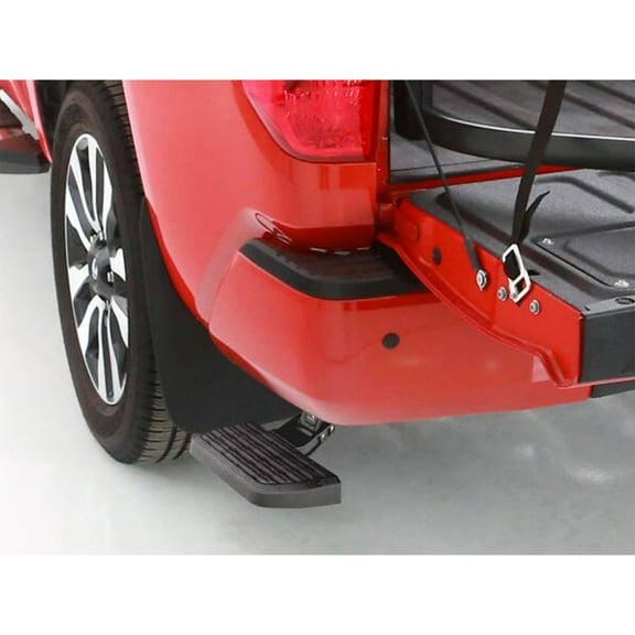 AMP Research Black Drop Down Bed Step Fits 16-17 Toyota Tundra w/ Composite Bmpr