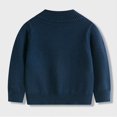 thumbnail image 3 of GYRATEDREAM Boy's Sweater Cardigan Zipper Stand Collar Knitted Outwear Long Sleeve Sweater Coats with Pockets 3-7T, 3 of 9