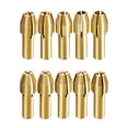 thumbnail image 2 of Mini Drill Collet Chuck 10pcs 4.2/4.8mm Shank Brass Chucks Adapter Rotary Tool, 2 of 6