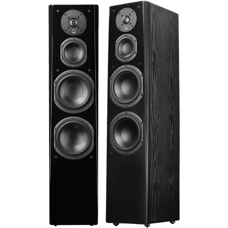 SVS Prime Tower, Reference Tower Speaker, 1" Aluminum Tweeter, 4.5" Midrange, Dual 6.5" Woofers - Black Ash