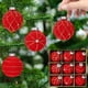 thumbnail image 1 of Juego de 9 Adornos Navideños Xihbxyly con Forma de bola, 1 of 7