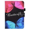 thumbnail image 7 of Dteck Smart Case for iPad 10th Generation 10.9 inch 2022,Magnetic Leather Pattern Card Slots Wallet Case Shockproof Rubber Kickstand Cover,Butterfly, 7 of 7