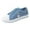 Sky Blue, variant on AUDeals Women’s Polka Dot Lace Up Canvas Sneakers Floral Casual Shoes Non Slip Low Top Platform Shoes (Sky Blue, 8)