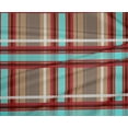 thumbnail image 4 of oneOone Polyester Lycra Fabric Madras Check Decor Fabric Printed BTY 56 Inch Wide, 4 of 4