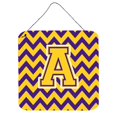 thumbnail image 1 of "Treasures Chevron Purple and Gold Letter Wall or Door Hanging Prints CJ1041-ADS66, 6"" H x 6"" W" Caroline's Treasures CJ1041-ADS66, 1 of 1