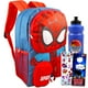 thumbnail image 1 of Mochila Marvel Spiderman 16 para niños con pegatinas y botella, 1 of 6