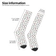 thumbnail image 4 of Haiem Milk Tea Socks, Funny Novelty Crazy Design Cotton Socks Sports Socks Knee High Socks For Men, Women,1Pairs - Gift For Working Friends, 4 of 8