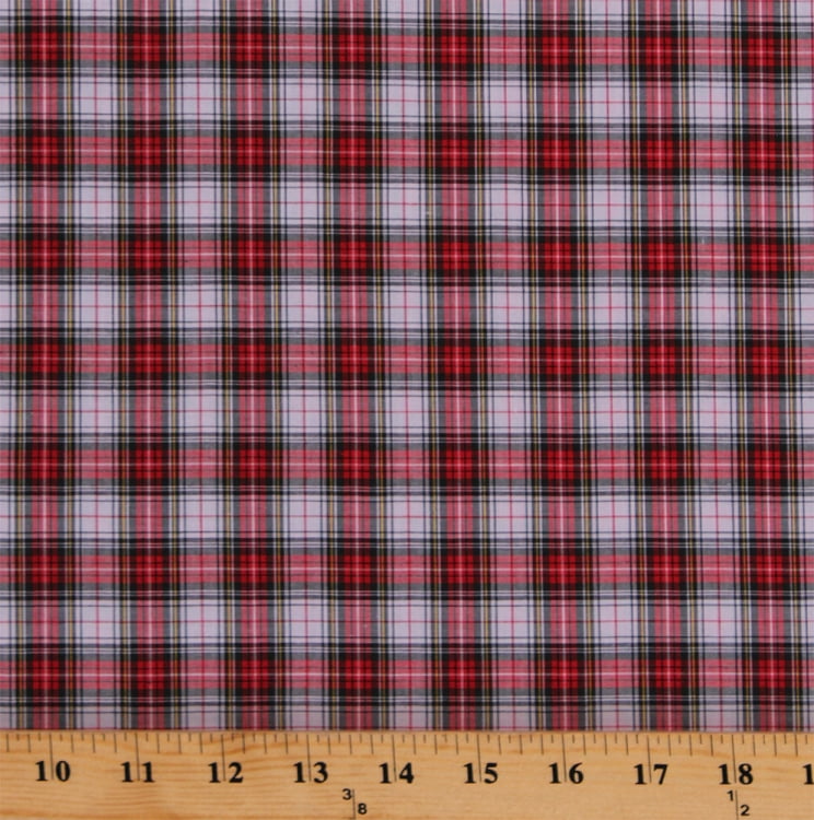 gray clan tartan fabric