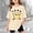 Beige, variant on Stylish Graphic Tees For Girls Casual Loose Fit Short Sleeve Crewneck Comfortable Kids Youth Tops T-Shirts Kids Short Sleeve Crewneck Solid Basic Tees Casual Tops