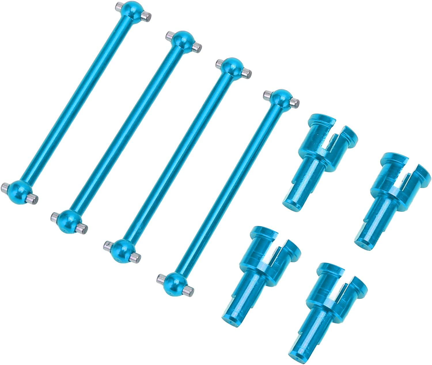 Blue 4pcs Metal Dog Bone Differential Joint Cups Set Diff Outdrives Joint Cup for A959 A949 A969 A979 1/18 RC Car 