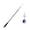 🍒 Purple_Base#5131, variant on Interactive Cat Feather Wand Toy with Bells and 360° Spring Rotation for Kittens Exercise and Training