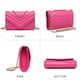 thumbnail image 3 of Bandolera Dasein para mujer, pequeña, acolchada, fucsia, 3 of 6