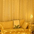 thumbnail image 3 of Lámpara de alambre de cobre con Control remoto USB, decoración de cortina de habitación con corazón de mucama, cadena de luz de bajo voltaje, 3 of 8