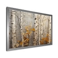 thumbnail image 2 of Designart "Autumn Birch Tree Elegance in Fall" Landscapes Framed Wall Art Decor - Country Orange Tree Living Room Framed Canvas Art, 2 of 6