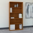 thumbnail image 2 of Bowery Hill 36W 5 Shelf Bookcase in Natural Cherry - Engineered Wood, 2 of 4