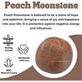 thumbnail image 3 of Peach Moonstone Crystal Tumbled Stones Polished Rocks (1 OZ), 3 of 5