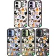 thumbnail image 3 of for iPhone 17 Case | Compatible with Magsafe | Military Grade 10ft Drop Tested | Camera Control | Clear Black with Cute Cats Design, 3 of 6