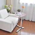 thumbnail image 3 of 360° Rotatable Adjustable Height Bedside Table | Modern Triangle Stand | Lifting Moveable Sofa Side Laptop Desk for Home & Office, 3 of 10