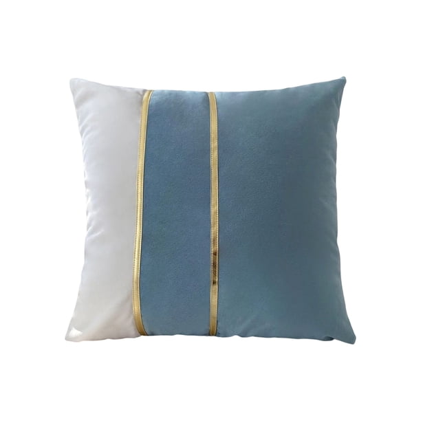 Advancent Funda de almohada para sofá y silla, funda de cojín con costuras, funda de almohada para oficina, dormitorio, hogar, sala de estar, Hotel, Decoración del hogar gris azul Advancent HA078702-04