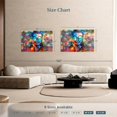 thumbnail image 4 of Elephant Stock Brick Buddha Wall Art - Horizontal Canvas Wall Art - Living Room Wall Decor - People Canvas - Turquoise And Blue Decor - 51" x 34", 4 of 8