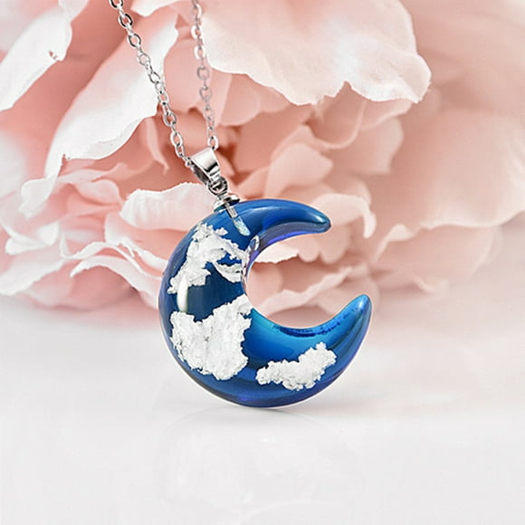 Phenofice Collier Croissant de Lune Bijoux Multi 1Pcs Fêtes