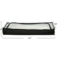 thumbnail image 2 of Household Essentials Under bed Storage Bag 1 Pack, Clear PEVA Top and Soft Sides, Perfect for Clothes, Blankets and More, 2 of 6