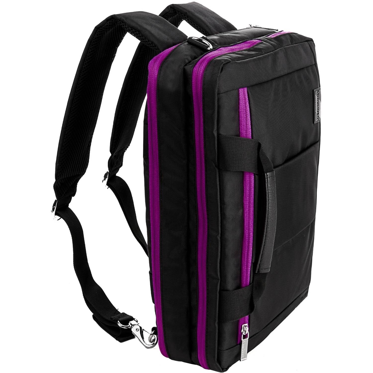 VANGODDY El Prado 3 in 1 Hybrid Backpack / Briefcase / Messenger Bag fits 10 inch - 11-inch Laptops or Tablet Devices (Assorted Colors)
