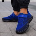 thumbnail image 2 of NOLDARES Toddler Shoes Boys Girls Wide Toe Box Breathable Slip-On Sneakers Kids Lightweight Barefoot Feel Shoes for Everyday Play(Dark Blue,7.5), 2 of 9