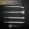 thumbnail image 2 of Kit Cinceles Obi SDS Plus Taladro Rotomartillo 25cm Juego 4pzs, 2 of 7