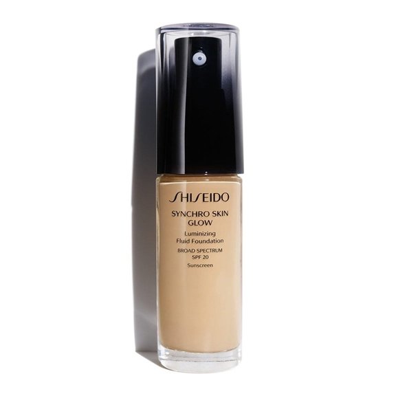 Shiseido - Synchro Skin Glow Luminizing Fluid Foundation SPF 20 - Golden 4 - 30ml/1oz