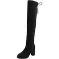 thumbnail image 4 of British Fashion All-In-one Stretch Boots Shoes for Women Girls, 4 of 5