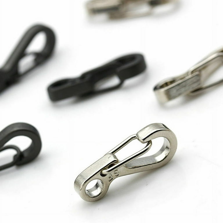 Small CARABINER CLIPS Key Ring SNAP HOOKS Key Chain 25mm long