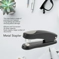 thumbnail image 3 of Reliable Metal Stapler 20 Sheets Capacity Portable Labor Saving Desktop Stapler for Office School Home, 3 of 7