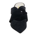 thumbnail image 3 of FSJ Women Graceful Pointed Closed Toe Stiletto Heels Slide Sandals Slip On Backless Mules Wedding Dressy Pump Shoes Size 16 Black, 3 of 5