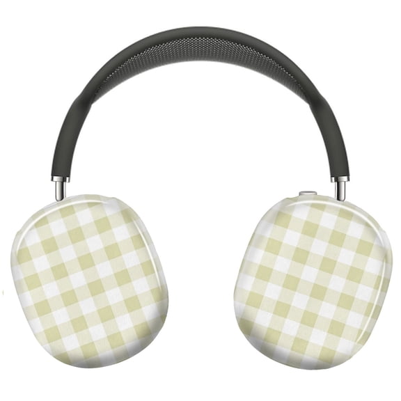 Protective Cover for AirPods Max Seamless Basic Solid Gingham =91 Headphones Aesthetic Print Snap On Cases