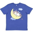thumbnail image 3 of Inktastic Unicorn Moon Youth T-Shirt, 3 of 5