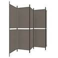 thumbnail image 2 of vidaXL 5-Panel Room Divider Anthracite 250x200 cm Fabric, 2 of 5