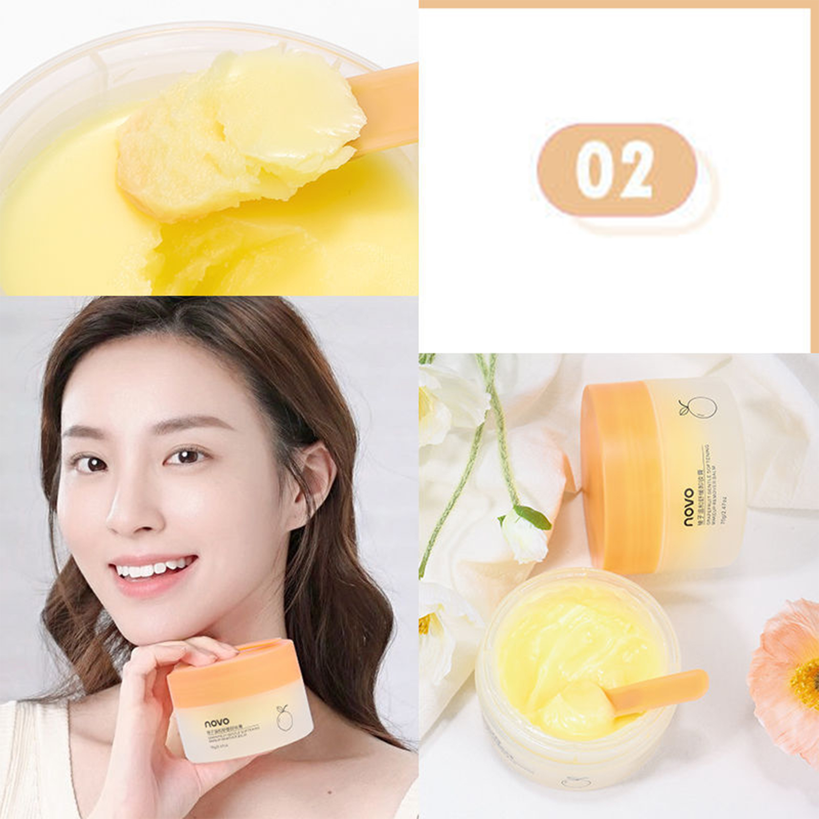 Face Makeup Remover Fastacting Deep Cleansing Balm for Female Skin