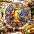 thumbnail image 5 of Stained Glass Effect 83‑Piece Acrylic Suncatcher Puzzle – 7.4 Inch DIY Window Art Kit with Vibrant Rainbow Reflection, Perfect Home & Garden Decoration, 5 of 5