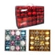 thumbnail image 1 of Adornos de bolas de Navidad 184 piezas Juego adornos colgantes para árboles de Navidad Esferas de Navidad Decoración Sunnimix Pelotas, 1 of 8